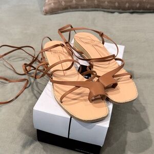 Dolce Vita Patli Lace Up Sandal - saddle